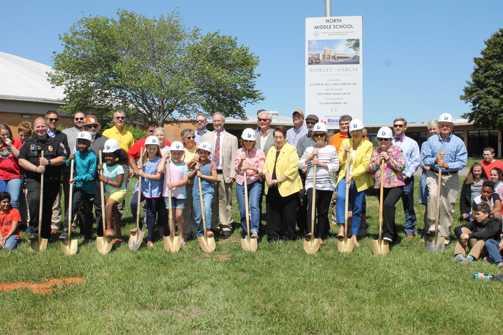 North Middle School groundbreaking pic